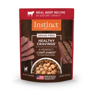 Natures Variety Dog Pouch Natures Variety Instinct  Healthy Cravings Beef 72oz