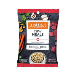 Natures Variety Dog Instinct Raw Meal Freezedried Real Beef 2oz.