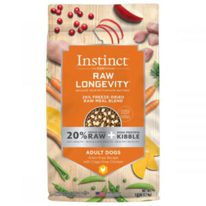 Natures Variety Raw Longevity 20% Freeze Dried Raw Mealblend Dog 1.5Lb Chicken Adult