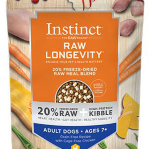 Natures Variety Raw Longevity 20% Freeze Dried Raw Mealblend Dog 1.5Lb Chicken Adult 7+