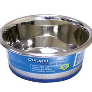 OurPets Premium Stainless Steel Dog Bowl Silver .75 Pint