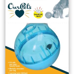 OurPets IQ Treat Ball Slow Feed Dog Toy Assorted Medium 3 in