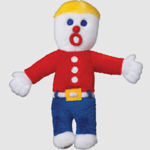 Multipet Mr. Bill Plush Dog Toy Multi-Color 10 in