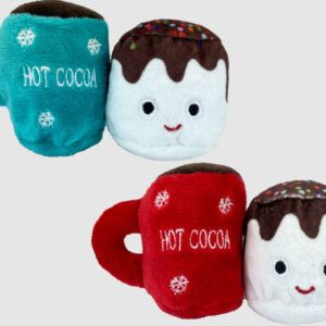 Multipet Hot Cocoa/Marshmallow 2pk 3 inch(Assorted)