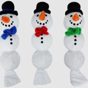 Multipet Holiday Snowman with Snowballs (Assorted Color) 11 inch