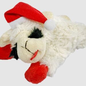 Multipet Lamb Chop w/ Santa Hat 6 inch