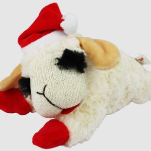 Multipet Lamb Chop w/ Santa Hat 10.5 inch