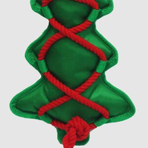 Multipet  CrossRopes Christmas Tree 12 inch