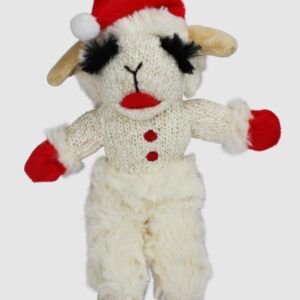 Multipet Lamb Chop w/ Santa Hat 8 inch