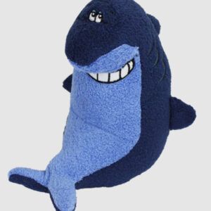 Multipet Deedle Dudes Dog Toy Shark 8 in