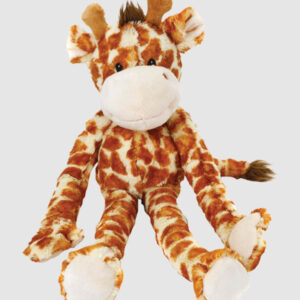 Multipet Swingin Safari Dog Toy Giraffe Assorted 19 in