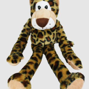 Multipet Swingin Safari Dog Toy Leopard Assorted 19 in