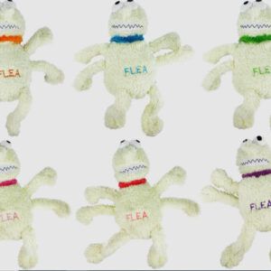 Multipet Flea Bite Me Dog Toy Assorted Assorted 12 in