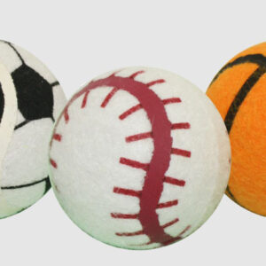 Multipet Tennis Sports Balls Assortment 2.5 inch