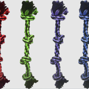 Multipet Nuts for Knots™ 4Knot Rope Assorted) 25 inch