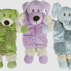 Multipet Aromadog Fleece Squeaker Mat Dog Toy Assorted 12 in