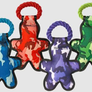 Multipet CrossRopes Tug o Man w/ Rope Camouflage