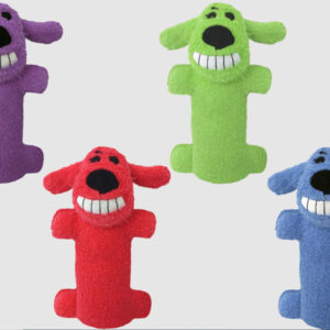 Multipet Loofa Dog Toy Assorted Mini 6 in