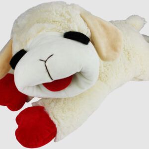 Multipet Lamb Chop Dog Toy Multi-Color 24 in