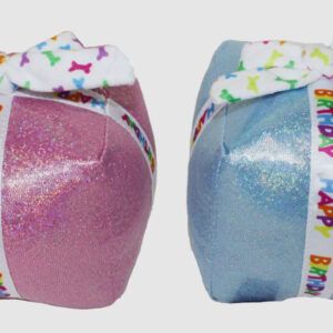 Multipet Birthday Present (Shiny Blue/Pink Assorted) 5.5 inch