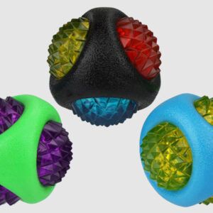 Multipet Doglucent TPR Dental Diamond Ball 3 inch