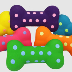 Multipet PolkaDot Bones (Assorted) 4 inch