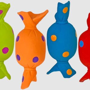 Multipet Latex Candy with Squeaker(Assorted)