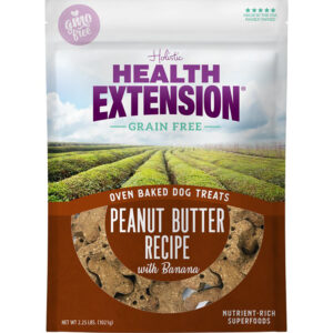Health Extension Oven Baked Treats - Peanut Butter Recipe with Banana  2.25lb