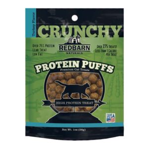 Redbarn Protein Puffs Cat Treats Turkey 1Oz