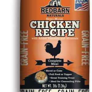 Redbarn Pet Products Grain Free Chicken Dog Food Roll 3 lb
