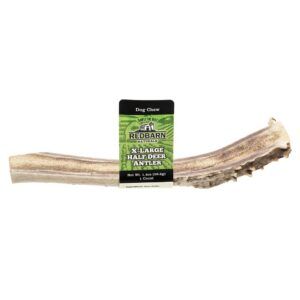 Redbarn Pet Products Natural Deer Split Antler Dog Treat Extra-Large 1.4 oz
