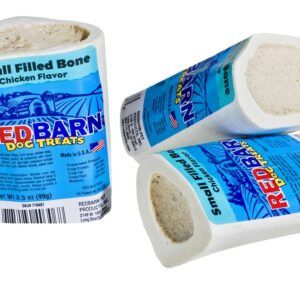 Redbarn Pet Products Filled Bone Chicken Dog Treat 3.5 oz Small