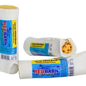 Redbarn Pet Products Filled Bone Cheese n Bacon Dog Treat 5 oz Large
