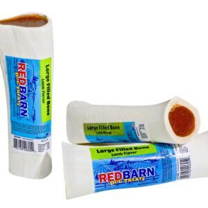 Redbarn Pet Products Filled Bone Lamb Dog Treat 5 oz Large