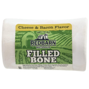 Redbarn Pet Products Filled Bone Natural Cheese & Bacon Dog Treat Small 20ct
