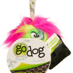 Godog Furballz Durable Plush Squeaker Dog Toy Mini