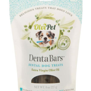 OlviPet Denta Bars Dog Dental Treat Extra Virgin Olive Oil 8 oz Medium