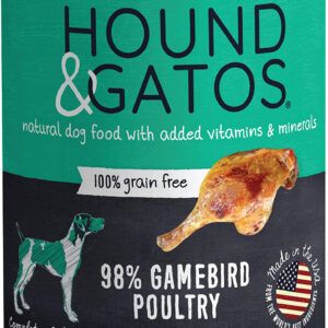 Hound & Gatos Dog Grain Free Gamebird 13oz. (Case of 12)