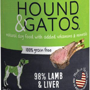 Hound & Gatos Dog Grain Free Lamb Lamb Liver 13oz. (Case of 12)