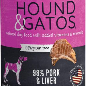 Hound & Gatos Dog Grain Free Pork & Liver 13oz. (Case of 12)