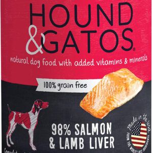 Hound & Gatos Dog Grain Free Salmon & Lamb Liver 13oz. (Case of 12)