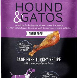 Hound & Gatos Dog Grain Free Turkey 4Lb