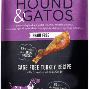 Hound & Gatos Dog Grain Free Turkey 24Lb