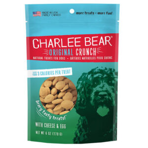 Charlee Bear Dog Cheese & Egg Treat 6Oz