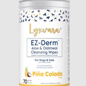 Lyxvara Dog Easy Derm Wipes Pina Colada 70Ct