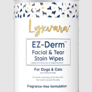Lyxvara Dog Easy Derm Wipes Frangrance Free 70Ct