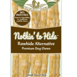 Fieldcrest Farms Nothin' To Hide Twist Stix Dog Treat 2.3 oz 10 Pack