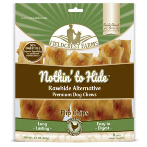Fieldcrest Farms Nothin' To Hide Flip Chips Dog Treat 8.5 oz 8 Pack