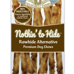 Fieldcrest Farms Nothin' To Hide Twist Stix Dog Treat 2.3 oz 10 Pack