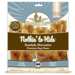 Fieldcrest Farms Nothin' To Hide Flip Chips Dog Treat 8.5 oz 8 Pack